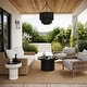 preview thumbnail 1 of 6, Nuloom Cathryn Modern Indoor/Outdoor Area Rug 6'7" x 9' - Light Brown