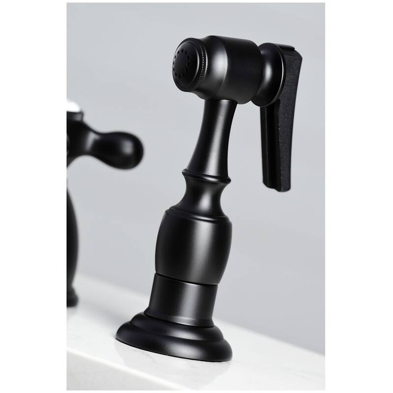 Kingston Brass Heritage 1.8 GPM Widespread Kitchen Faucet - Includes