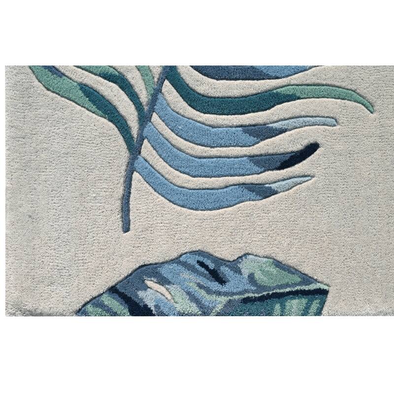 Domani Saunt Hand Tufted Wool Casual & Tropical Area Rug