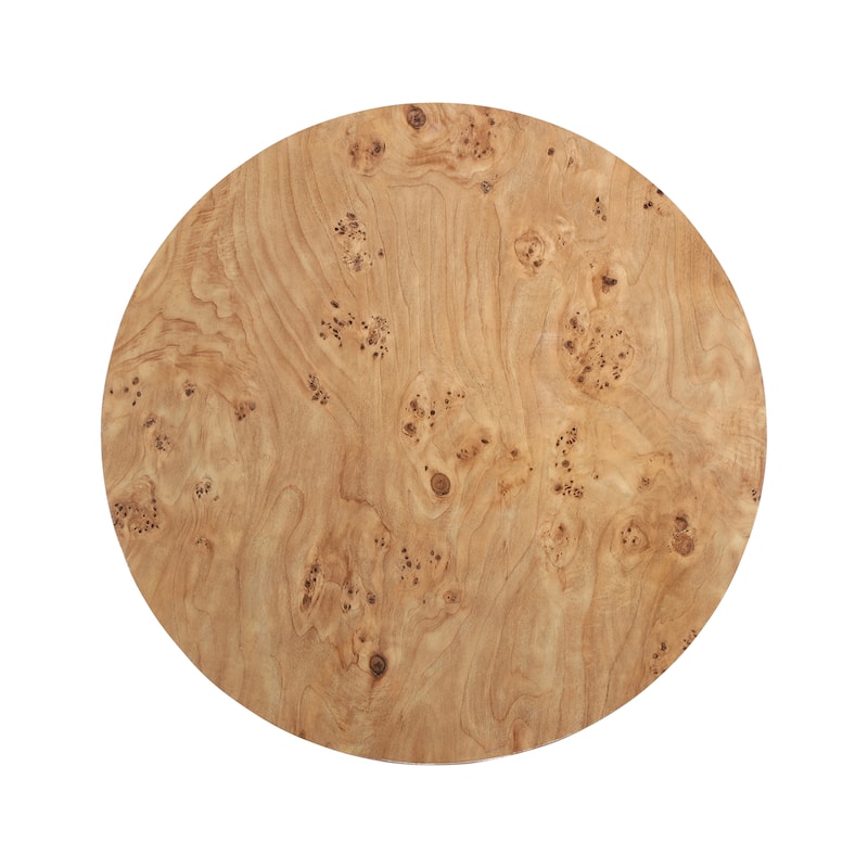 Christopher Knight Home - Barrister Modern 31.5" Round Coffee Table with Sculptural 3-Leg Base, Versatile for Living Areas