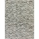 preview thumbnail 1 of 2, Natural Hide hand-tufted Leather Hide Silver Area Rug