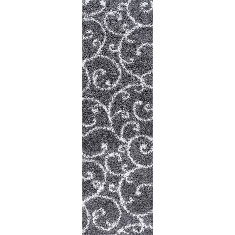 Sohni Shag Farmhouse Floral Indoor Area Rug