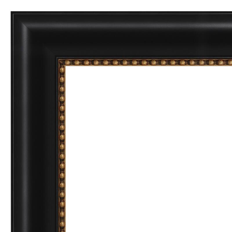 Manhattan Black Framed White Corkboard Bulletin Board