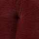 preview thumbnail 5 of 5, Wine 2-Piece Reversible Corduroy Jumbo Rocking Chair Cushion Set