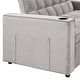 preview thumbnail 10 of 39, 55" Multi-functional Velvet Sofa Bed with Cup Holder and USB Port for Living Room