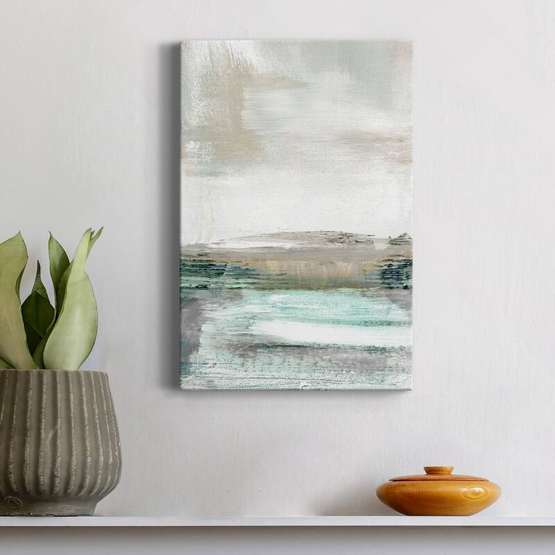 Summer Teal I Premium Gallery Wrapped Canvas - Ready to Hang