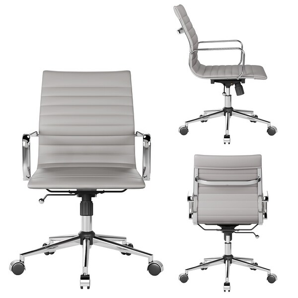 CAROCC Ribbed Computer Office Chair Swivel Lift tilt CAROCC Ribbed Computer Office Chair Swivel Lift tilt