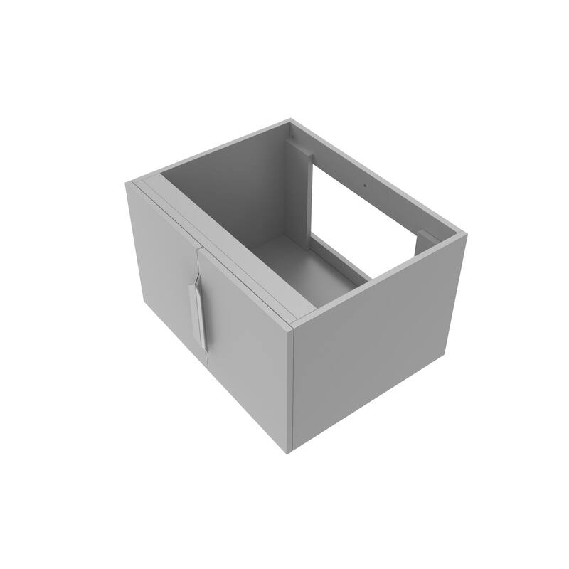 Alpine 24" Wall Mounted Bathroom Vanity (Base Only)