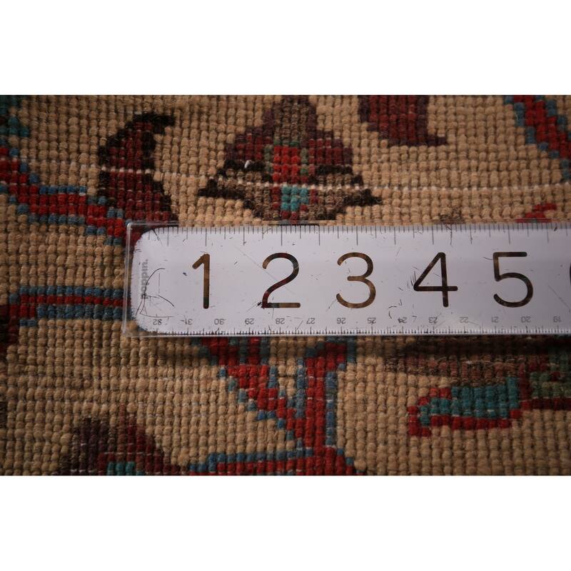 Animals Kazak Oriental Foyer Rug Hand-Knotted Wool Carpet - 2'0" x 3'0"