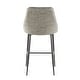 preview thumbnail 50 of 62, Silver Orchid Naldi Contemporary Black Counter Stool (Set of 2) - N/A