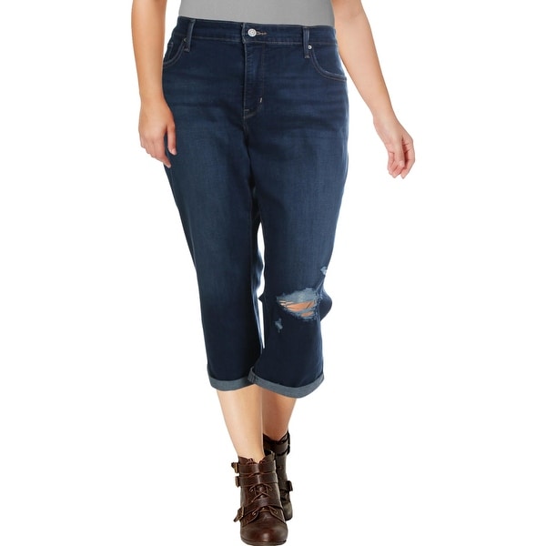 plus capri jeans