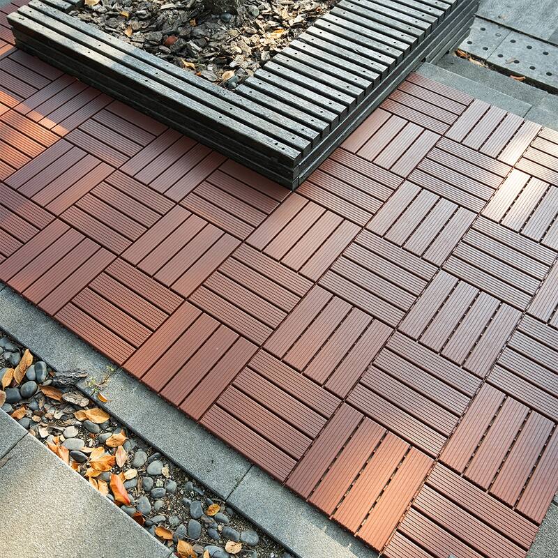 1 ft. x 1 ft. Outdoor Patio Deck Tiles, Garage Floor Tiles(Box of 44)