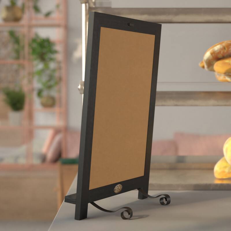 Freestanding Tabletop or Wall Mount Magnetic Chalkboard