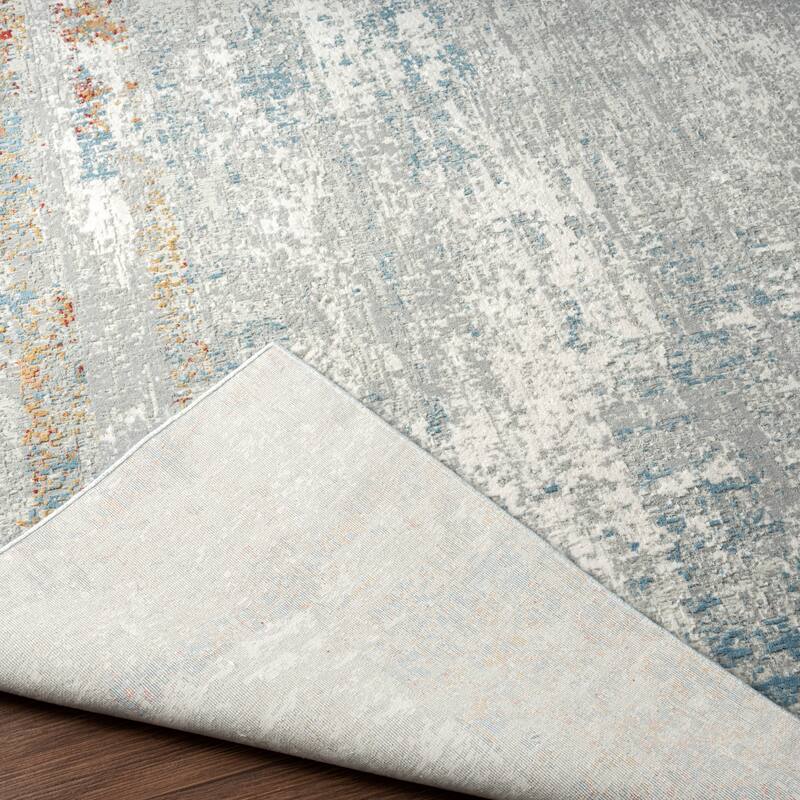 Dalton Sterling/Multi Abstract Area Rug