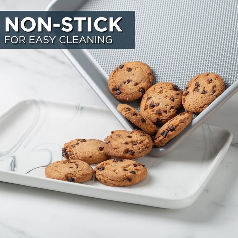 Country Kitchen Nonstick Heavy Duty Stackable Bakeware Set - Durable, Easy Release Baking Set, 6 Pcs