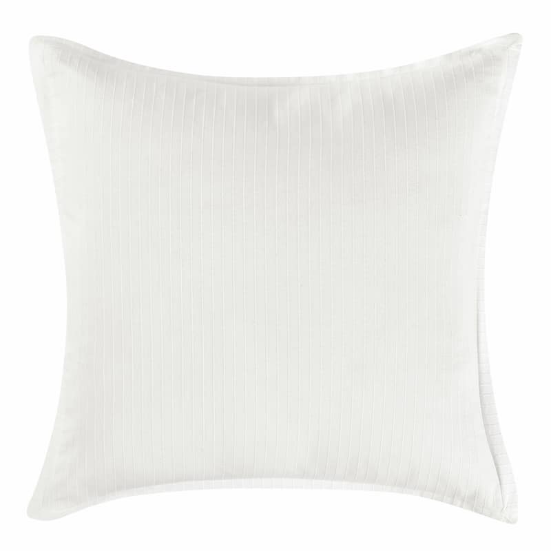 Villa by Classic Home Karina 100% Cotton White Sham - Euro Square