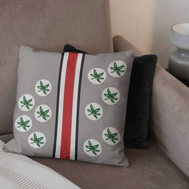 NCAA Ohio State Buckeyes Football 18 Inch Throw Pillow