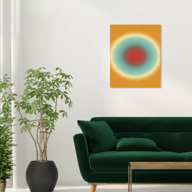 Wynwood Studio Canvas Abstract Sunny Iris Red Modern & Contemporary Wall Art Canvas Print - 20 x 24