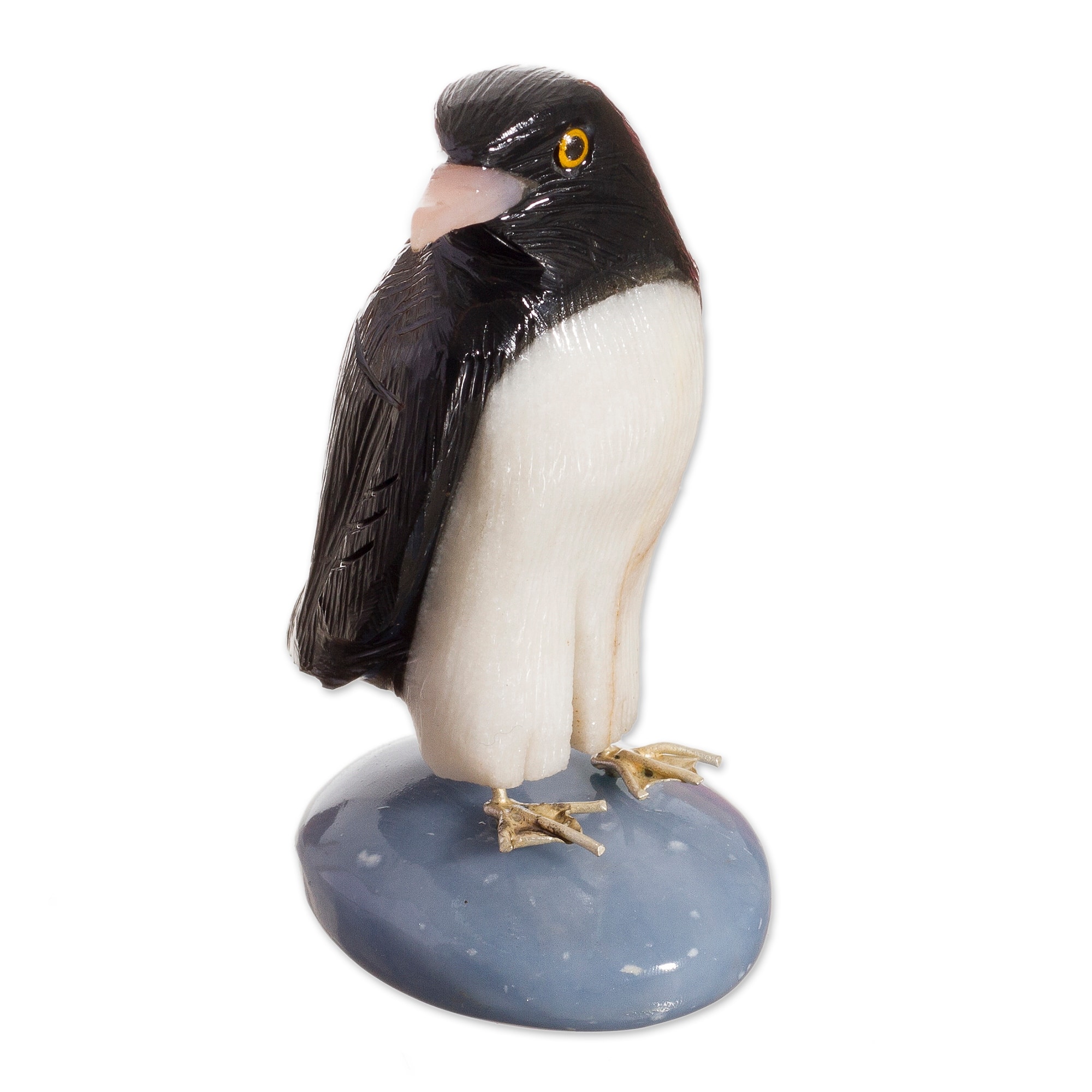 Novica Handmade The Penguin Onyx Gemstone Sculpture - Bed Bath & Beyond ...