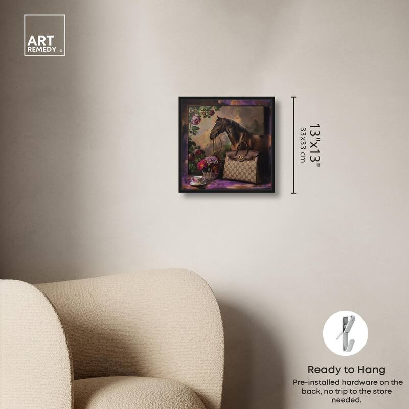 Fanciful Horse Portrait Canvas by Art Remedy