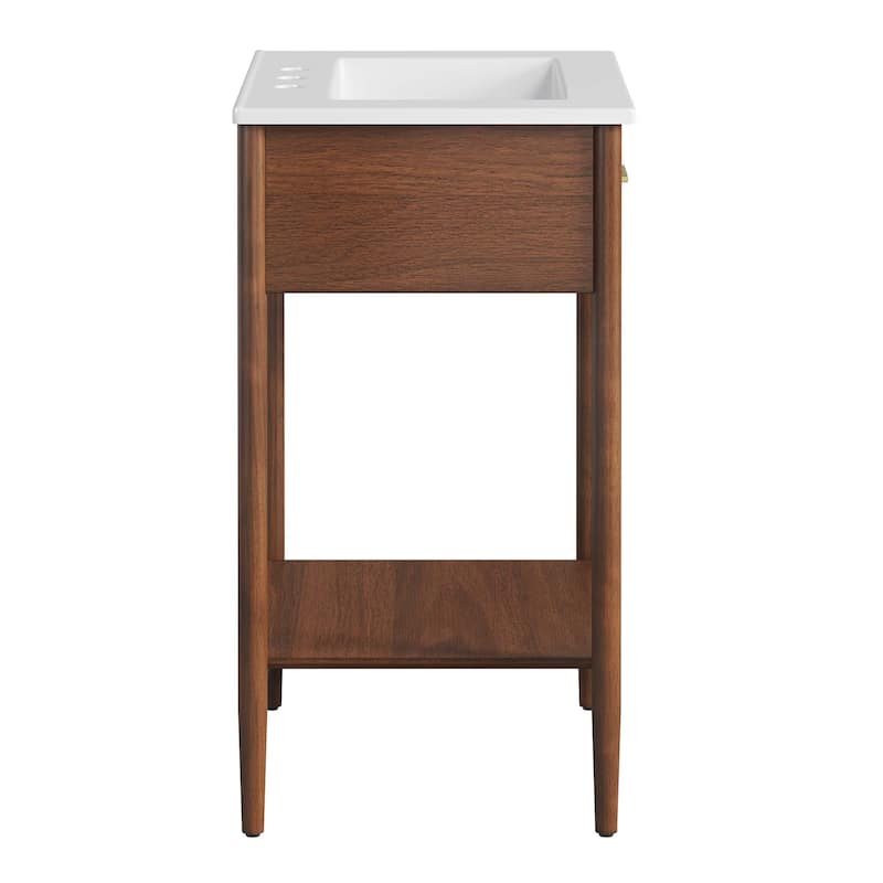 Zaire 18"/24"/30"/36"/48" Bathroom Vanity with White Sink Top