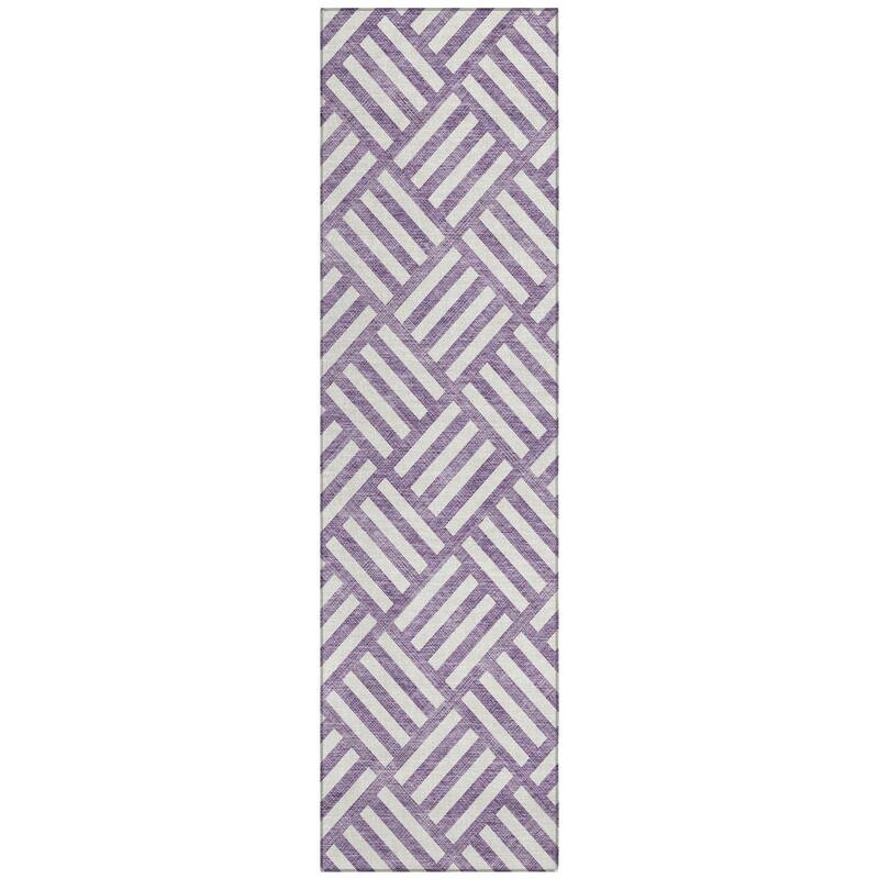 Machine Washable Indoor/ Outdoor Chantille Geo Modern Rug
