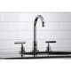 preview thumbnail 16 of 23, Manhattan 8 in. Widespread Bathroom Faucet