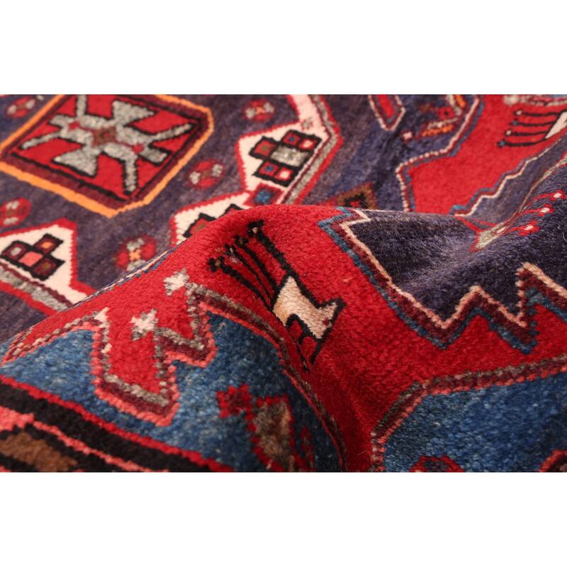 ECARPETGALLERY Hand-knotted Anatolian Vintage Red Wool Rug - 3'3 x 9'9