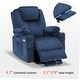 preview thumbnail 42 of 59, Mcombo Electric Power Lift Recliner Fabric Chair with Massage Heat