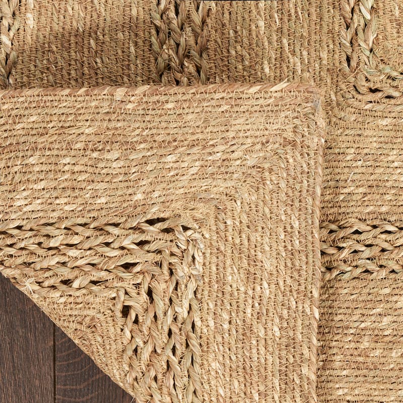Nourison Natural Seagrass Indoor/Outdoor Solid Area Rug