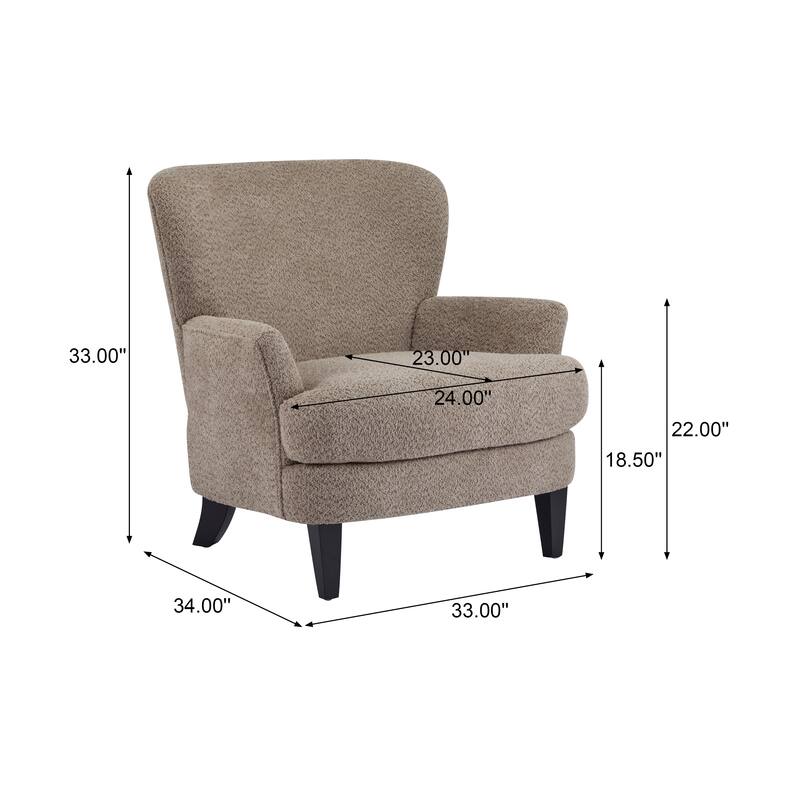 Hartshorn Upholstered Club Chair by Christopher Knight Home