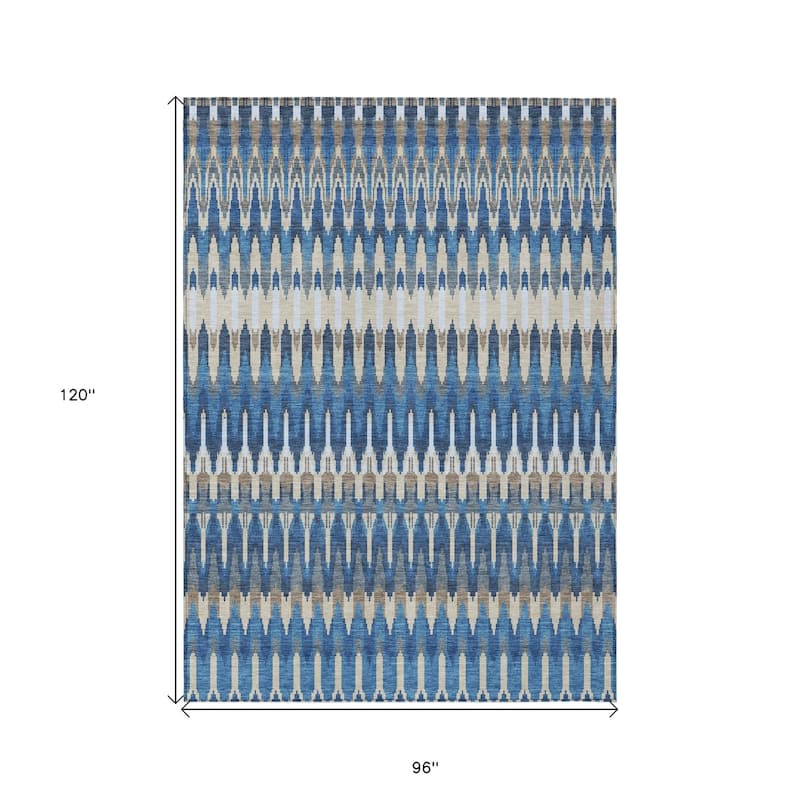 HomeRoots Southwestern Transitional Rectangle Outdoor Rug
