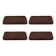 preview thumbnail 1 of 16, 4 Pcs Chair Seat Covers Rectangle, Stretch Rectangle Bar Stool Covers