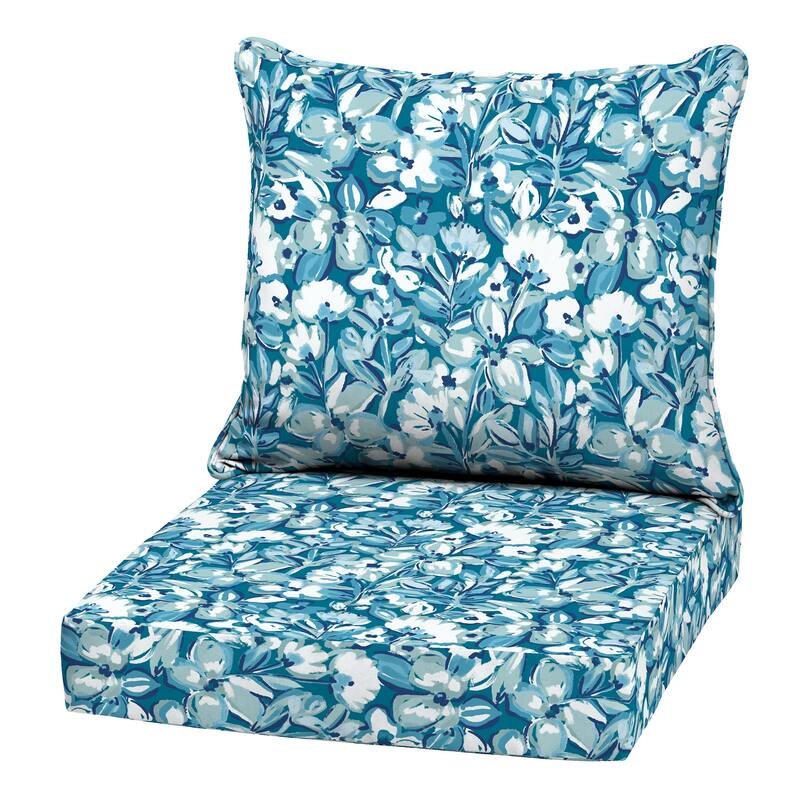 ARDEN Outdoor Deep Seat Cushion Set, 22 in x 24 in - Vita Floral