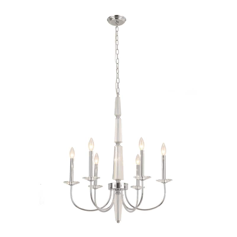 Pasargad Home Bliss Hestia Metal & Crystal Chandelier Lights