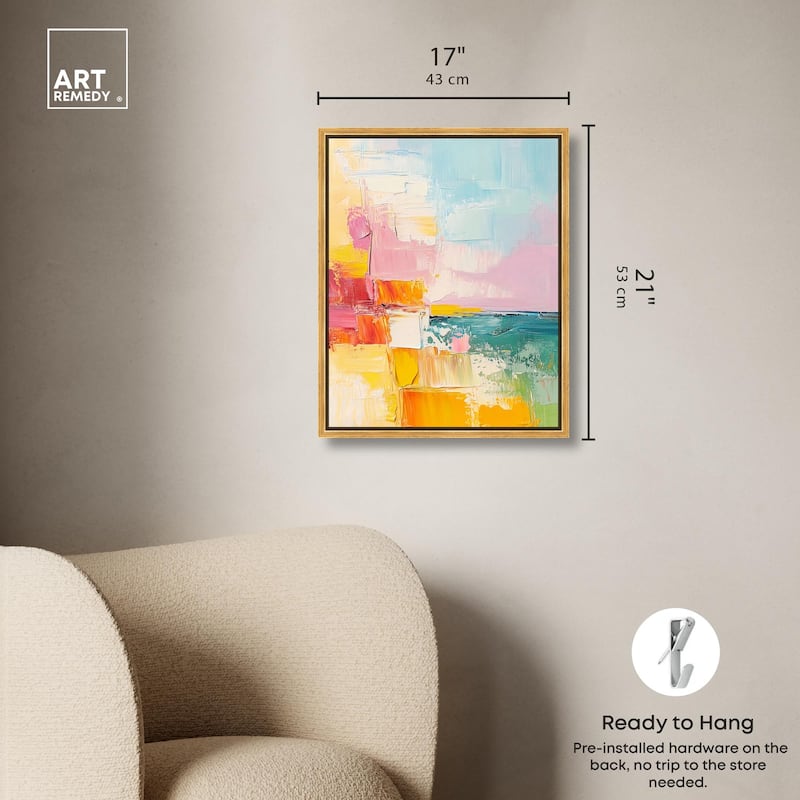 Hued Vista Canvas by Art Remedy
