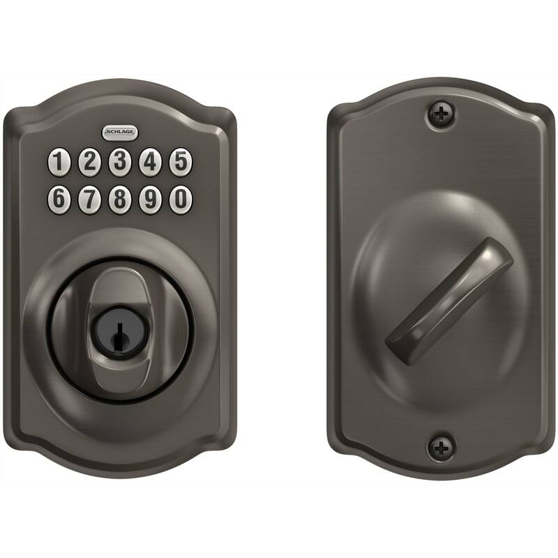 Schlage Camelot Electronic Keypad Single Cylinder Deadbolt