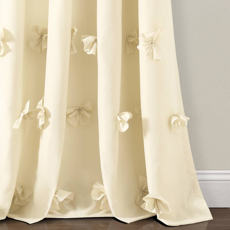 Silver Orchid Turpin Single Window Curtain Panel
