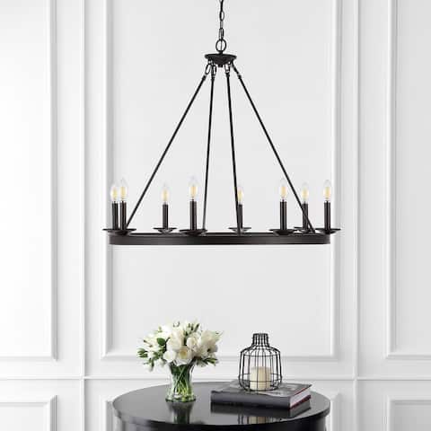 Safavieh Fauna 8Lt Chandelier - 34" x 34" x 33.5-105.5"