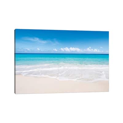 iCanvas "Beautiful Beach On Bora Bora" by Jan Becke Canvas Print