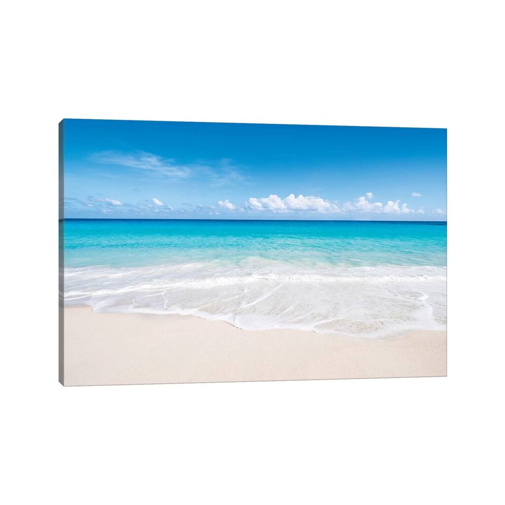 iCanvas "Beautiful Beach On Bora Bora" by Jan Becke Canvas Print