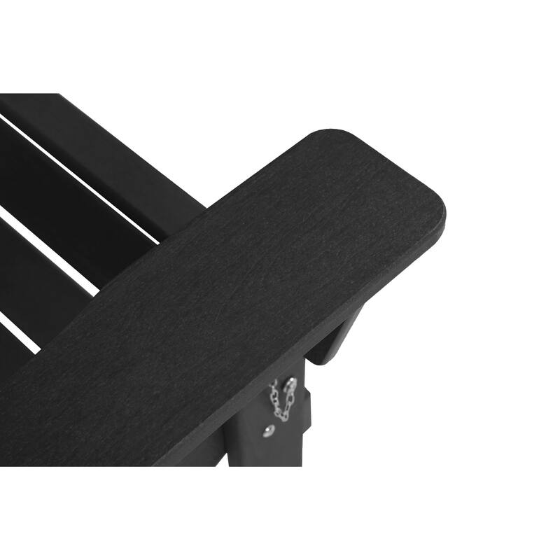 Folding Adirondack Chair with Cup Holder - Weather-Resistant & Durable
