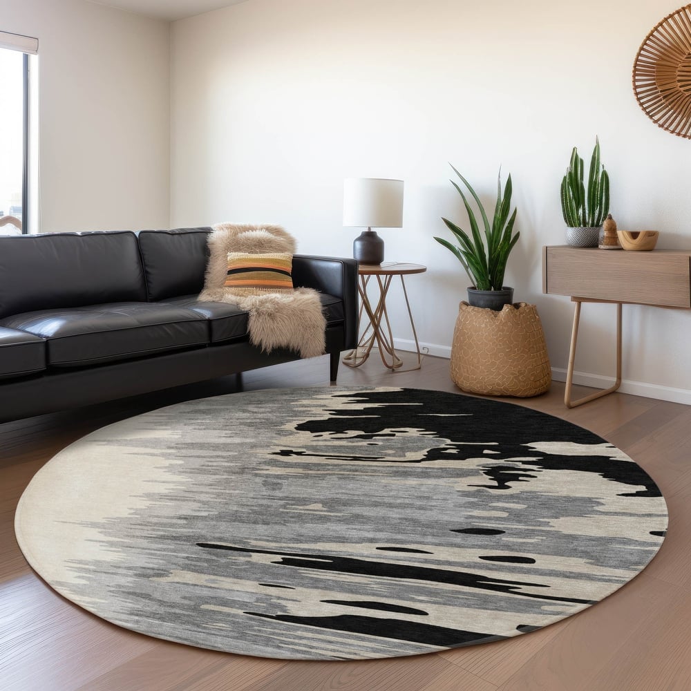 Premium Washable Super Soft Modern Ombre Mayfield Rug