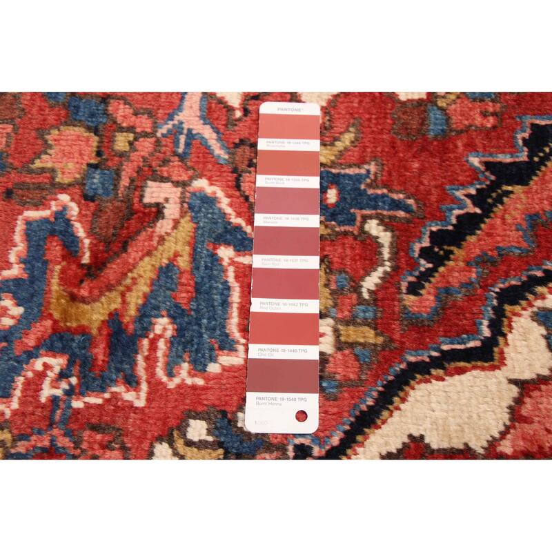 ECARPETGALLERY Hand-knotted Sarabi Red Wool Rug - 9'6 x 12'6