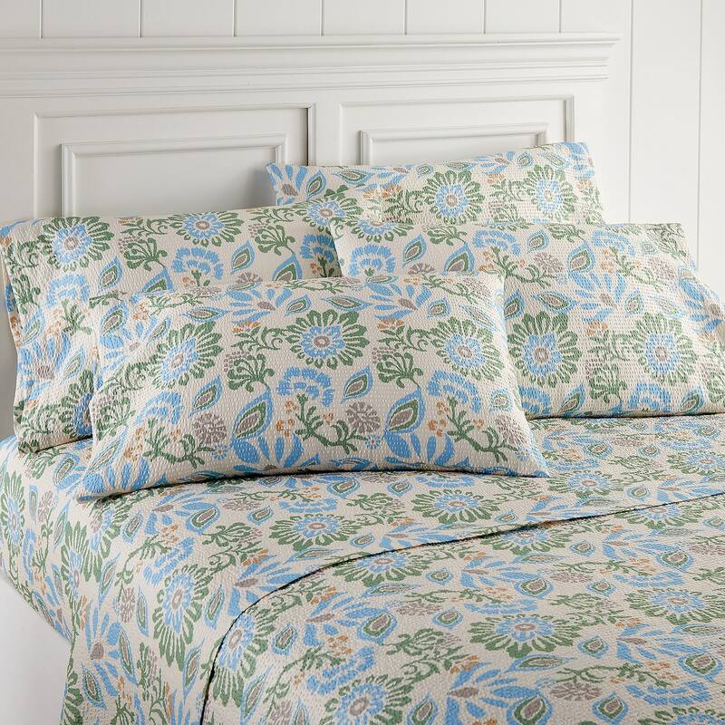 Seersucker Sheet Set - Twin - Hampton Floral