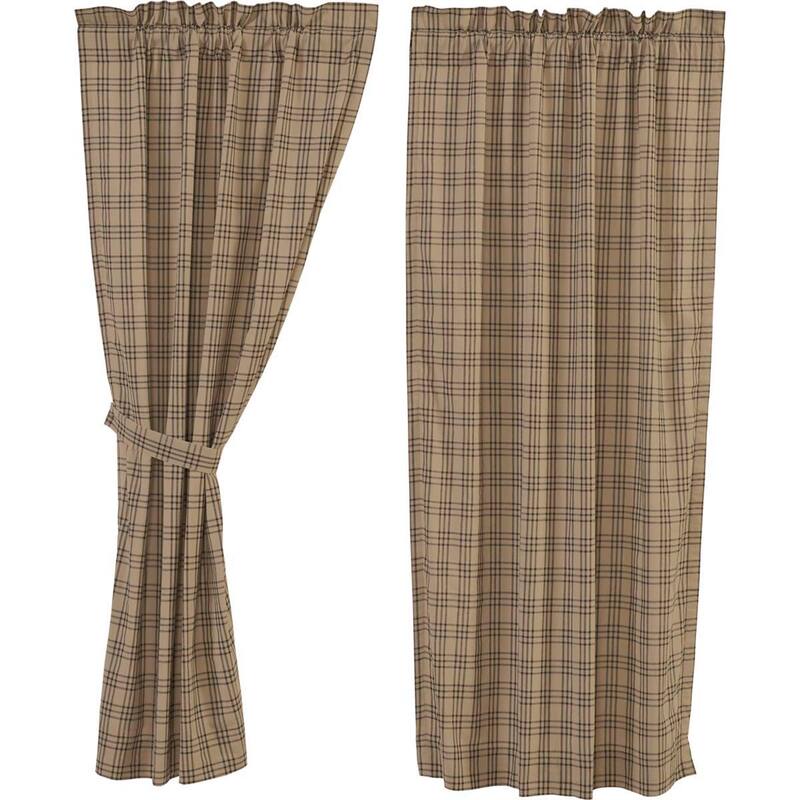 Sawyer Mill Plaid Short Panel Set - Short Panel 63x36 - Short Panel 63x36