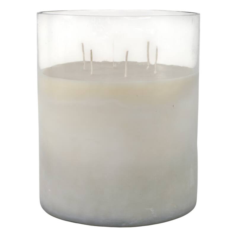 Indoor Candle Glass Wax Modern Decorative Accent Candle Sleek Design