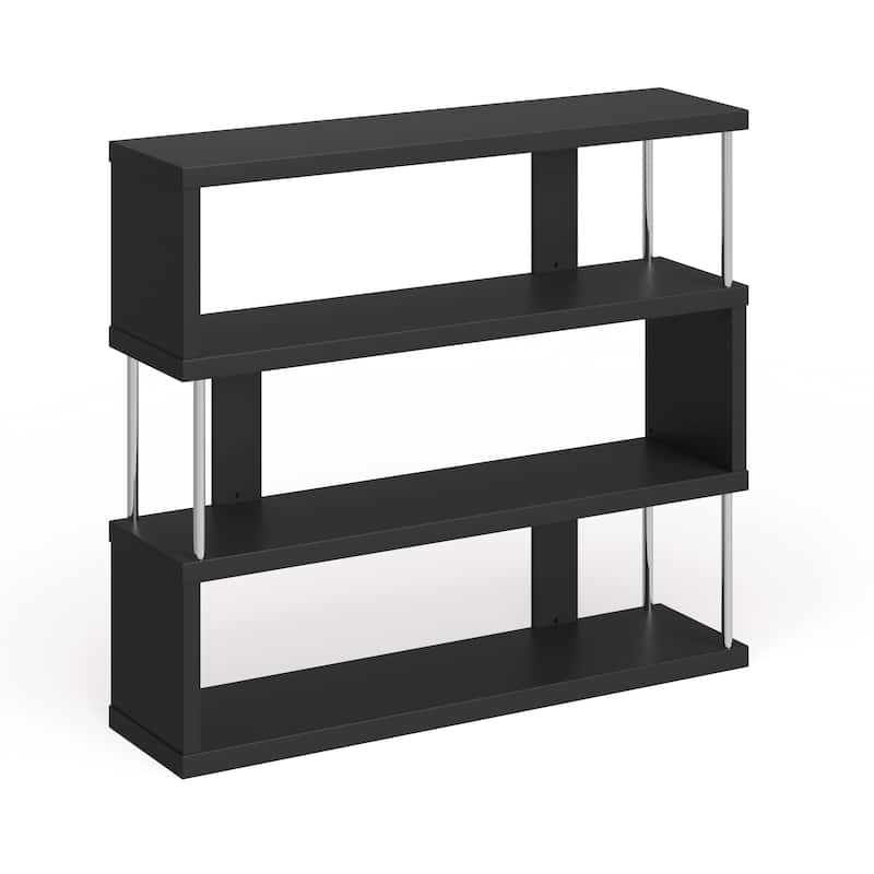 Porch & Den Hanalei Alternating 3-tier Modern Shelf - Espresso