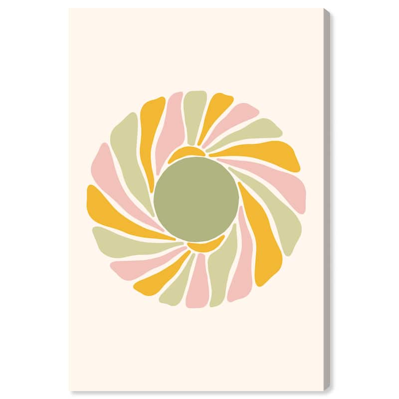 Wynwood Studio Canvas Floral and Botanical Floral Pastille Pink and Light Pink Modern & Contemporary Wall Art Canvas Print - 36 x 24