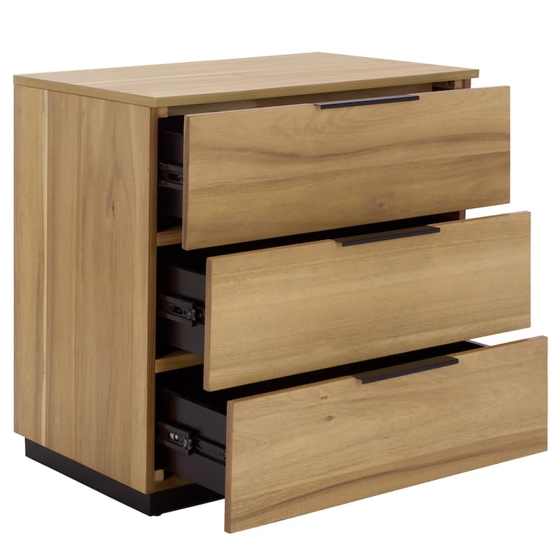 SAFAVIEH Deep 3-Drawer Nightstand